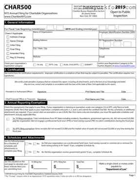 Free Char500 Nys Form in PDF