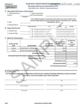 Free Ga 4 New York Form in PDF