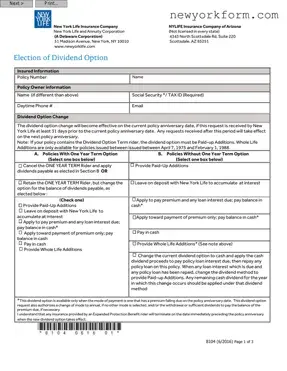 Free New York 8104 Form in PDF