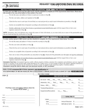 Free New York Request Form in PDF