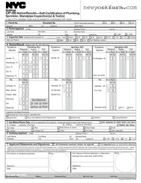Free Nyc Op 98 Form in PDF