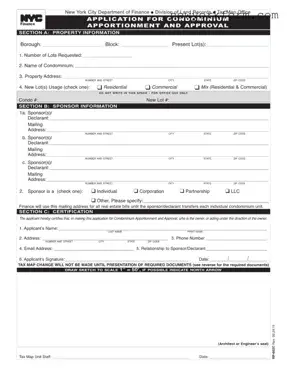 Free Nyc Rp 602C Form in PDF