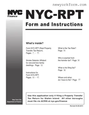 Free Nyc Rpt Form in PDF