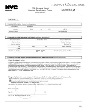 Free Nyc Tr2 Form in PDF
