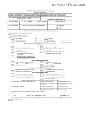 Free Nys Nf 10 Form in PDF